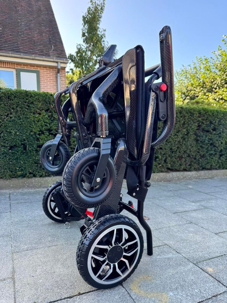 Fauteuil électrique carbone léger Chaise roulante handicapé, Enlèvement ou Envoi, Pliant, Neuf, Fauteuil roulant électrique