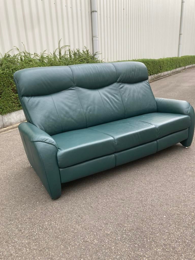 3 zit en en 1 zit, Ophalen, Gebruikt, Leer