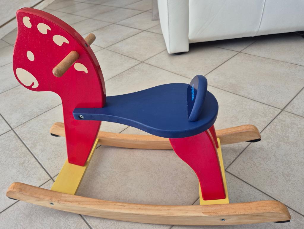 Djeco houten hobbelpaard, Ophalen, Zo goed als nieuw