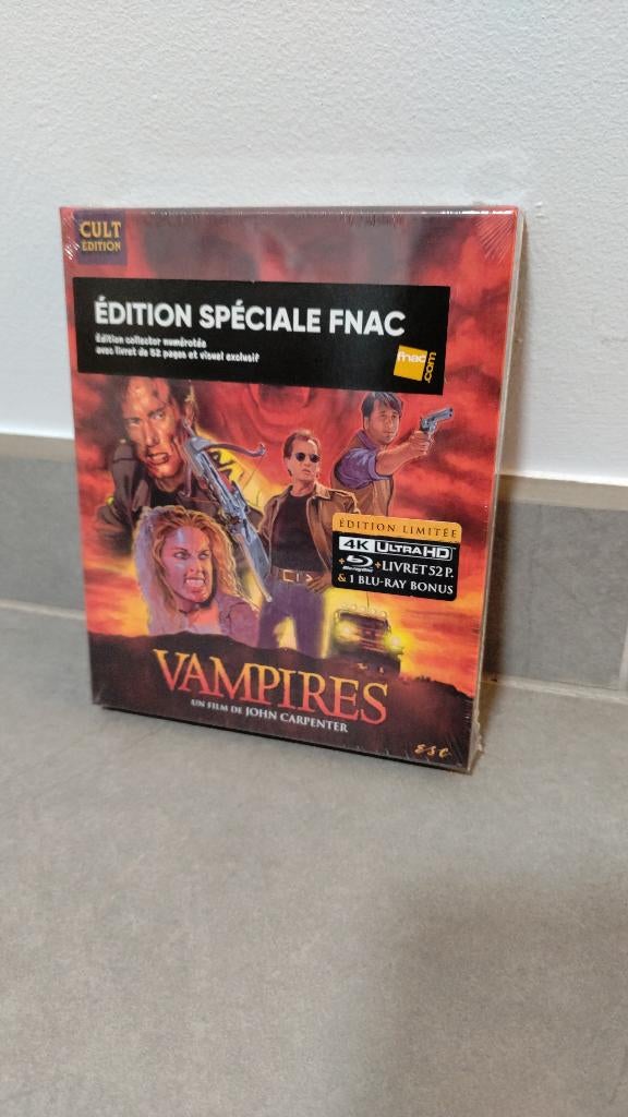 Coffret collector 4K Vampires de Carpenter neuf, CD & DVD, Enlèvement ou Envoi, Neuf, dans son emballage, Coffret