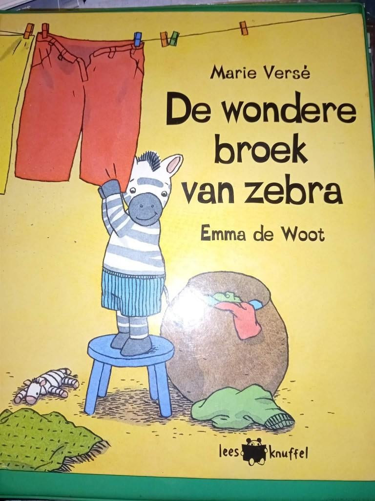 boek de wondere broek van zebra, Fictie algemeen, Ophalen of Verzenden, Zo goed als nieuw, Marie versé & emma de woot