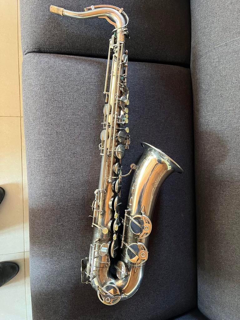 Tenorsaxofoon Pierret     Simol/ Bb, Ophalen of Verzenden, Gebruikt, Tenor, Met koffer