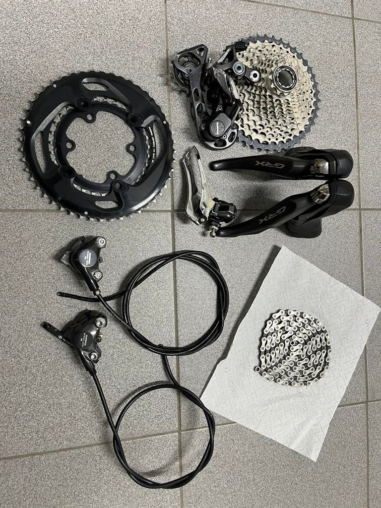 Shimano GRX-RX600 2x11 speed, Fietsen en Brommers, Fietsonderdelen, Ophalen, Gebruikt, Algemeen, Overige typen