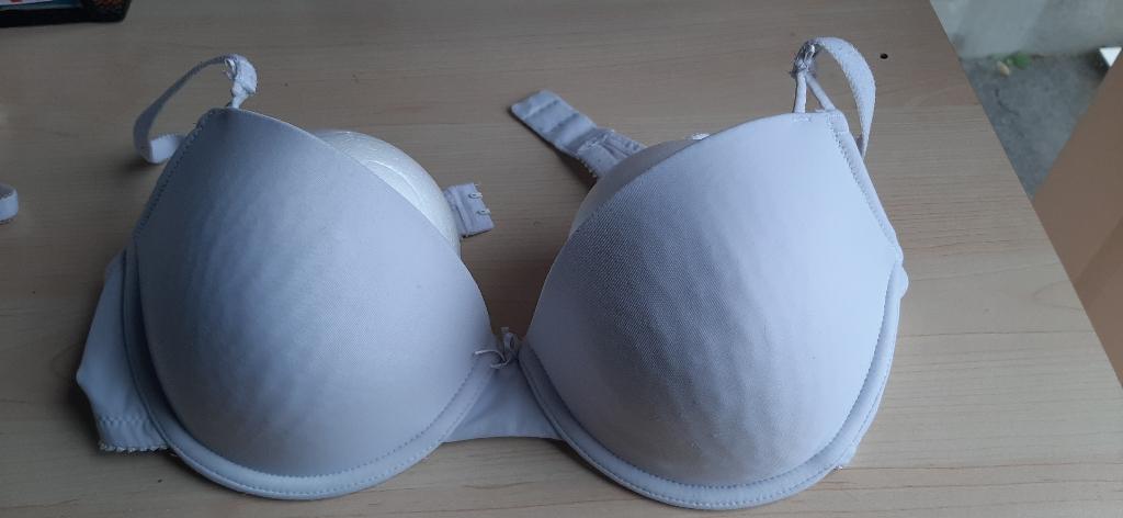 Witte BH 80B, Kleding | Dames, Ondergoed en Lingerie, C&A, Ophalen, Wit, BH
