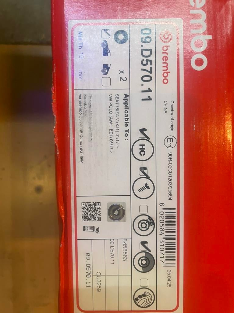 Freins Brembo, Autos : Pièces & Accessoires, Enlèvement, Neuf