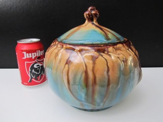 Antiek tabakspot - prachtige kleuren - perfecte staat, Enlèvement ou Envoi