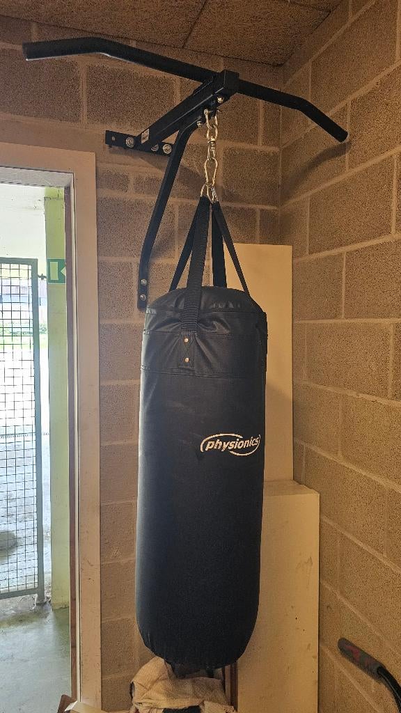 Bokszak met handschoenen, Sport en Fitness, Ophalen, Zo goed als nieuw, Bokszak