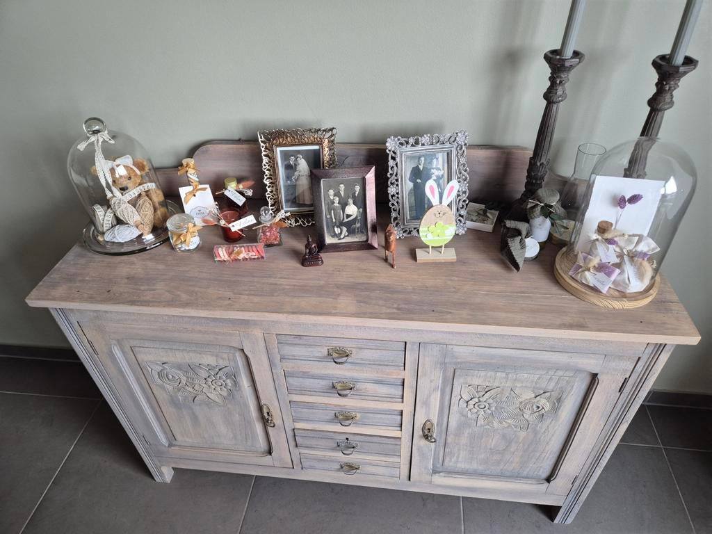 Mooi antiek kastje hoogte 77 cm breed 1,22, Huis en Inrichting, Kasten | Dressoirs, Ophalen