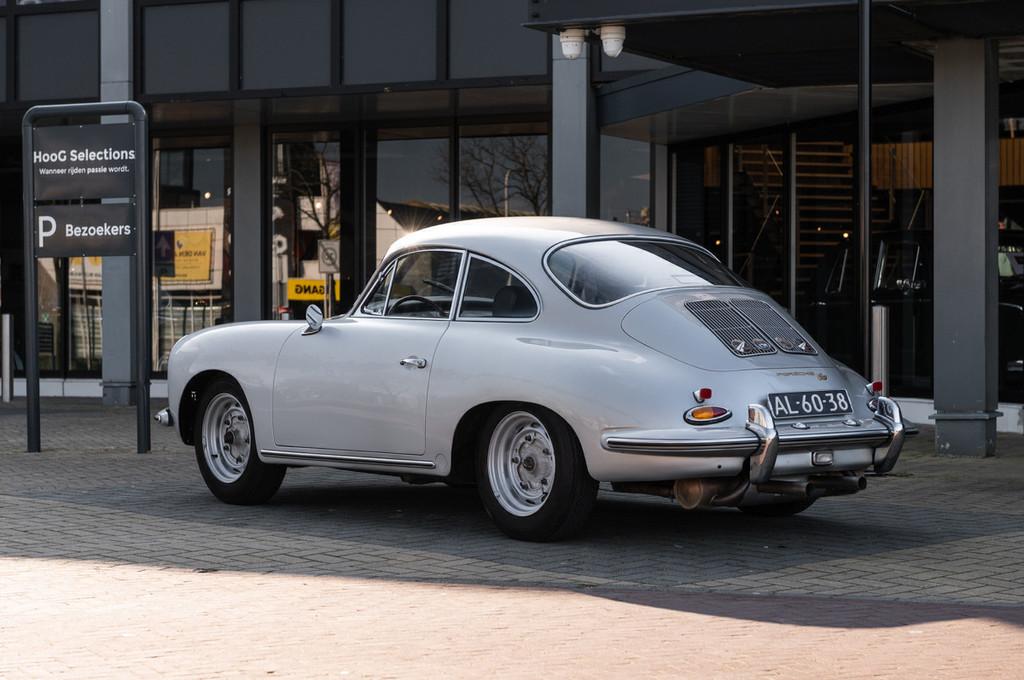 Porsche 356 COUPÉ B (bj 1963), Stof, Zwart, Bedrijf, 82 pk