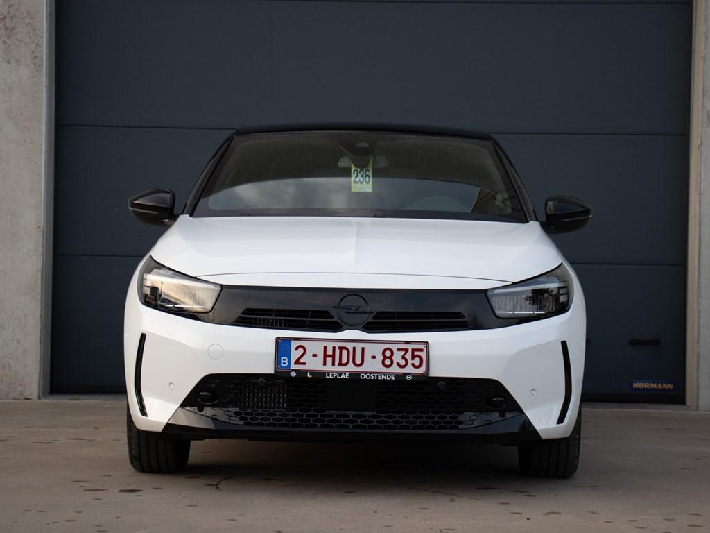 Opel Corsa GS 1.2 Hybrid eDCT 136PK|CAMERA|SENSOREN|CARPLAY, Auto's, Opel, Zwart, Wit, 5 deurs, https://public.car-pass.be/vhr/16a8cb36-9050-42f2-8279-9c2e8cee4a39