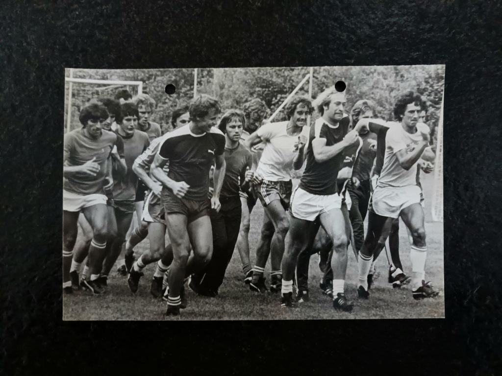 Persfoto Club Brugge - Trainingskamp Weilrod 1979, Verzenden, Zo goed als nieuw, Poster, Plaatje of Sticker