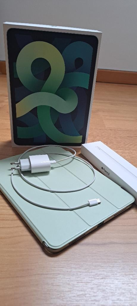 Ipad Air (4th Generation) Wi-Fi + Apple Pencil (2nd Gen), Gebruikt, Apple iPad Air, 64 GB, Wi-Fi