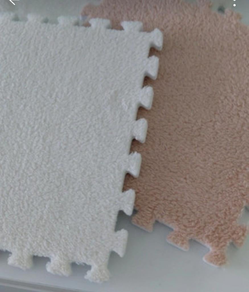 12 legstukken voor babytapijt . Beige & wit, Enlèvement