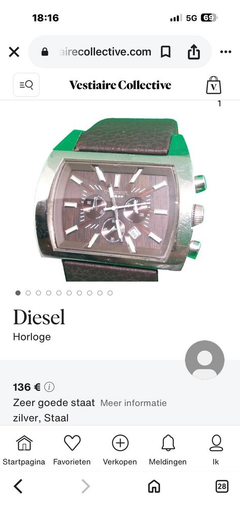 25€, Enlèvement ou Envoi, Utilisé, Acier, Cuir