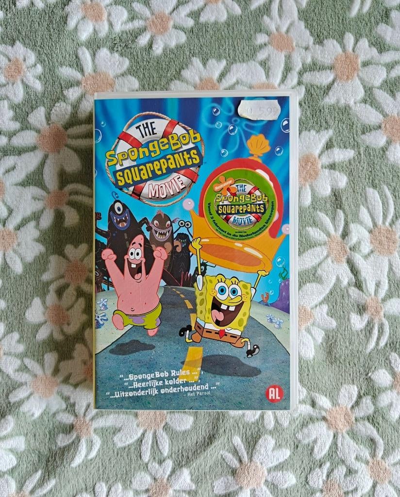 VHS - The Spongebob Squarepants Movie - Nickelodeon - €3, CD & DVD, VHS | Film, Tous les âges, Enlèvement, Utilisé, En néerlandais