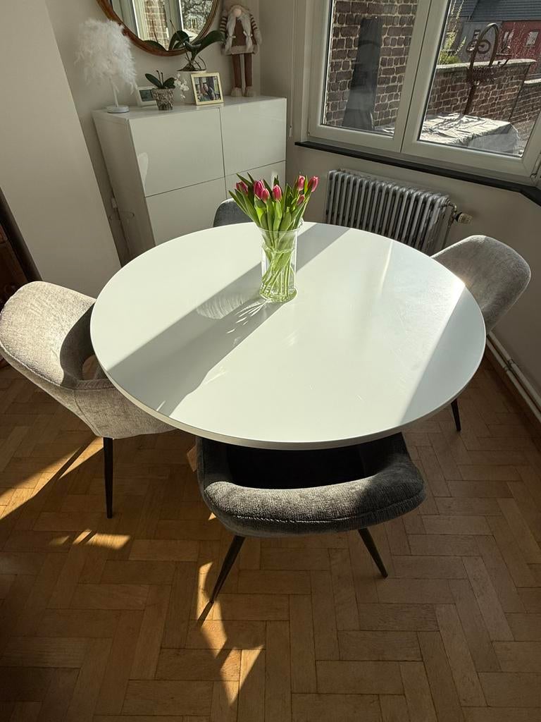 Lot de 4 chaises Millie en velours Zoli99, Enlèvement, Comme neuf, Une