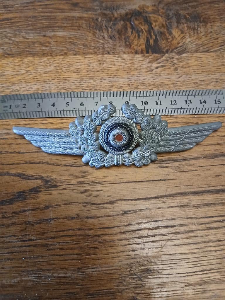 Insigne casquette Luftwaffe ww2, Envoi, Armée de l'air, Emblème ou Badge