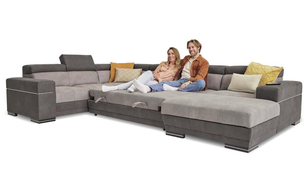 Zetel U-vorm MOET ZO SNEL MOGELIJK WEG, Autres dimensions, Banc d'angle, Comme neuf, Enlèvement