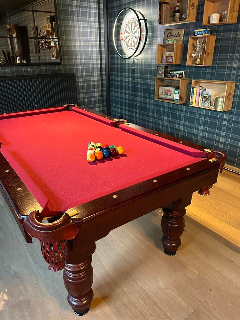 Pool biljarttafel 7ft, Sports & Fitness, Billards & Billards américains, Enlèvement, Comme neuf, Table de billard