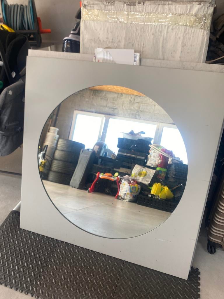 Miroir, Ophalen, Gebruikt, Rond, 75 tot 100 cm
