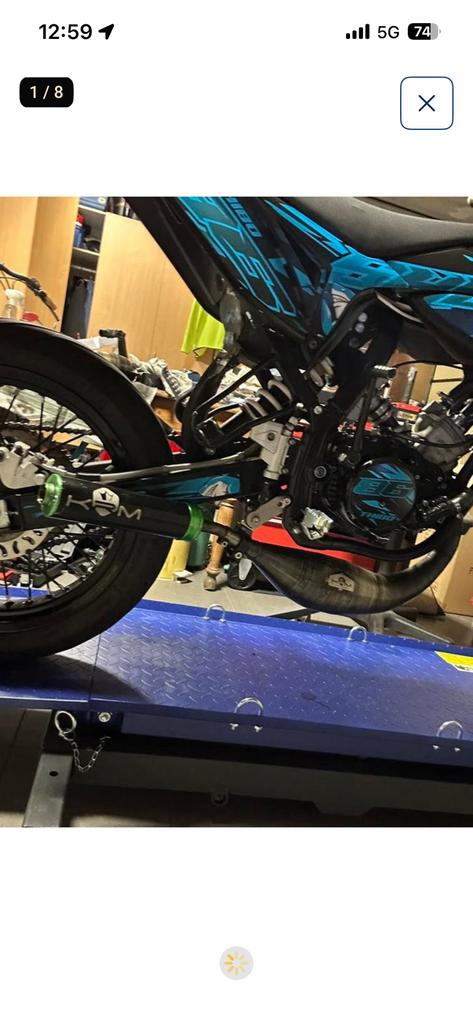 Krm 80/90, Ophalen, Gebruikt, Uitlaat