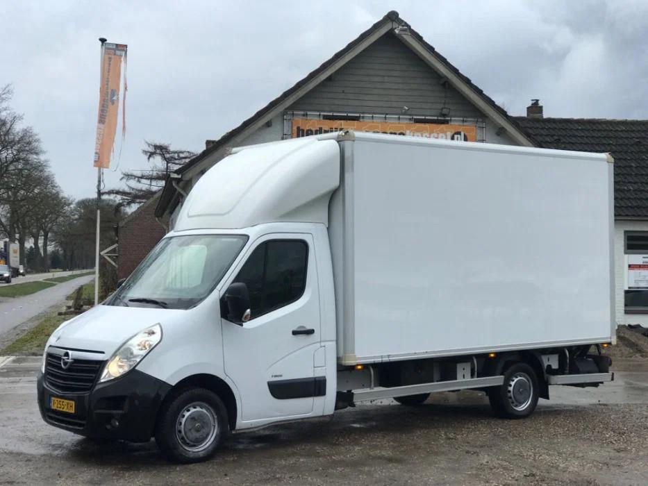 Opel Movano 2.3 CDTI BiTurbo Euro 6 Bakwagen Koffer Laadklep, Voorwielaandrijving, Navigatiesysteem, Stof, Gebruikt