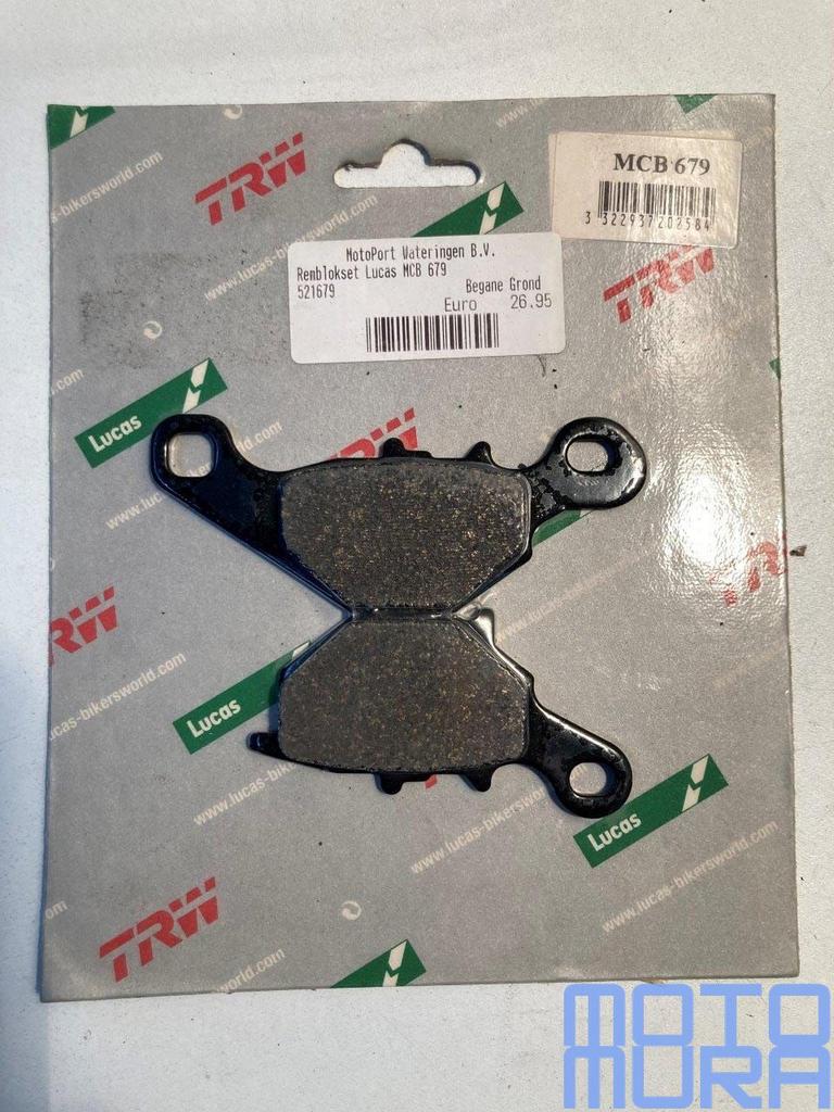 TRW MCB679 remblokken set Kawasaki KLX 125 2003 - 2006 Suzuk, Motos, Pièces | Kawasaki, Neuf, Enlèvement ou Envoi