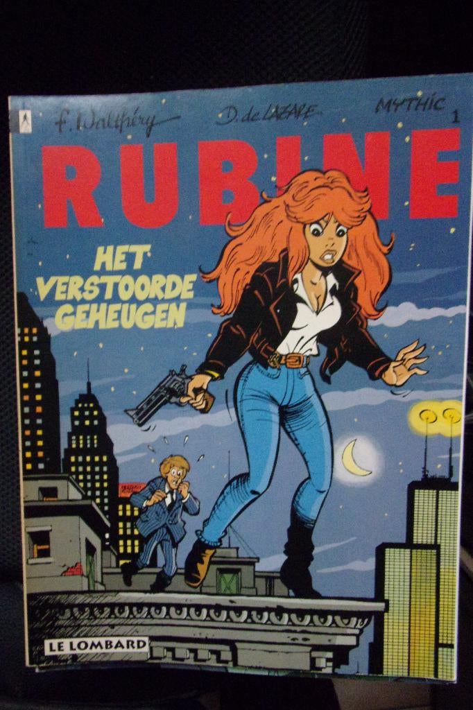 rubine   nr 1   het verstoorde  geheugen  softcover, Boeken, Stripverhalen, Ophalen of Verzenden