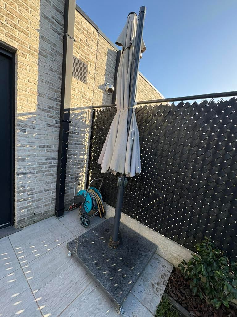 Parasol groot model, Tuin en Terras, Ophalen, Zo goed als nieuw