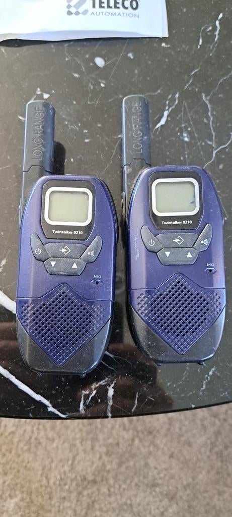 Te koop: Set walkie talkies / Twintalker 9210, Telecommunicatie, Portofoons en Walkie-talkies, Ophalen of Verzenden