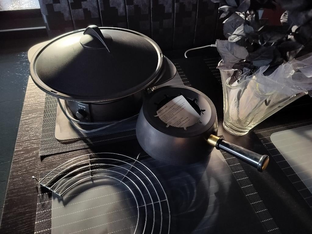 Tefal Elektrische Wok & Fondueset (2-in-1) – Nette staat, Huis en Inrichting, Ophalen, Wok