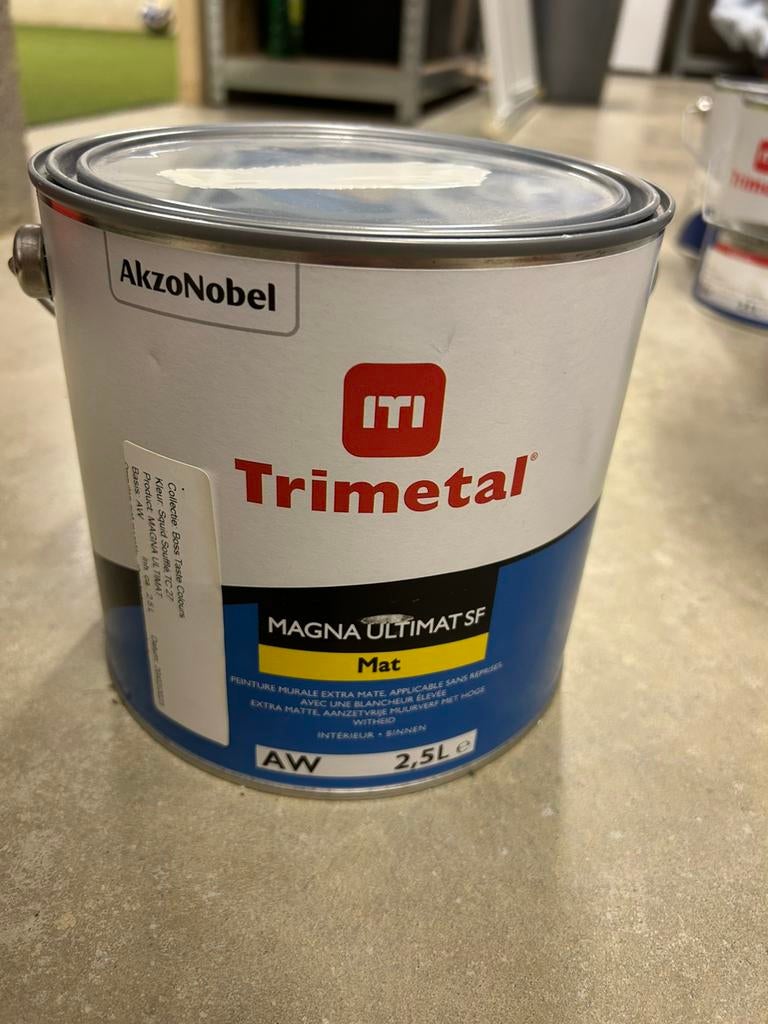 trimetal verf 10L, 2,5L, …., Doe-het-zelf en Bouw, Verf, Beits en Lak, Zo goed als nieuw, Verf, Ophalen