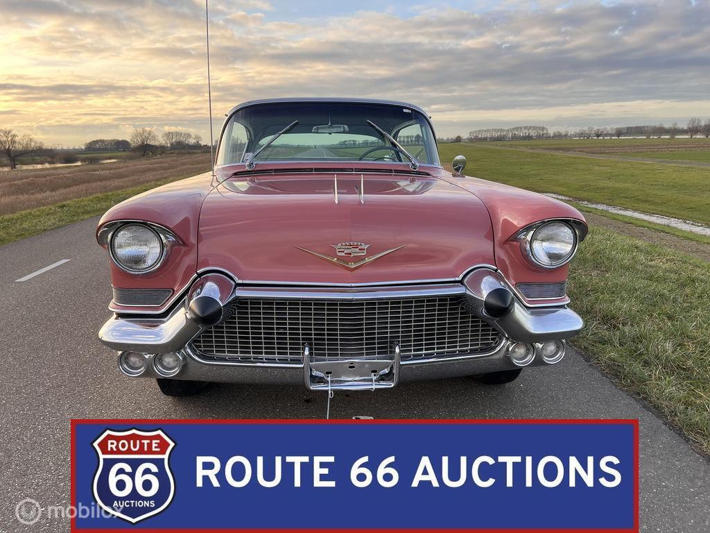 Cadillac Series 62 | 1957 | Route 66 Auctions, Cadillac, Zwart, Bedrijf, Handgeschakeld