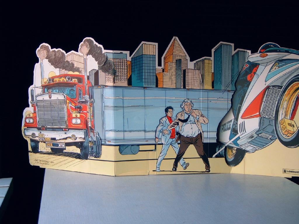 Les Casseurs (Duchâteau & Denayer) – Grote Vintage Poster, Livres, Enlèvement ou Envoi, Utilisé, Denayer / Duchateau