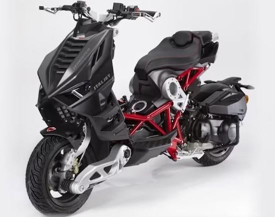 Italjet Dragster 300, Motoren, 300 cc, Bedrijf, 1 cilinder, 12 t/m 35 kW