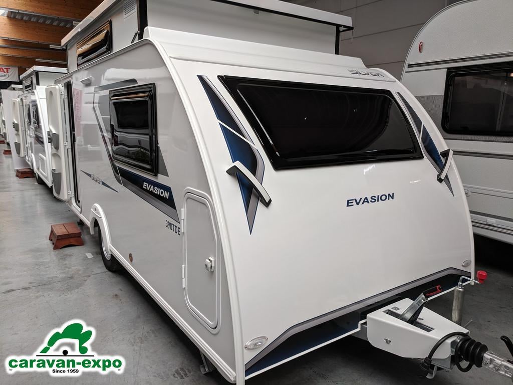 SILVER EVASION 390 TDE, Caravans en Kamperen, Caravans, Overige merken, Tot en met 2, Bedrijf, 750 - 1000 kg