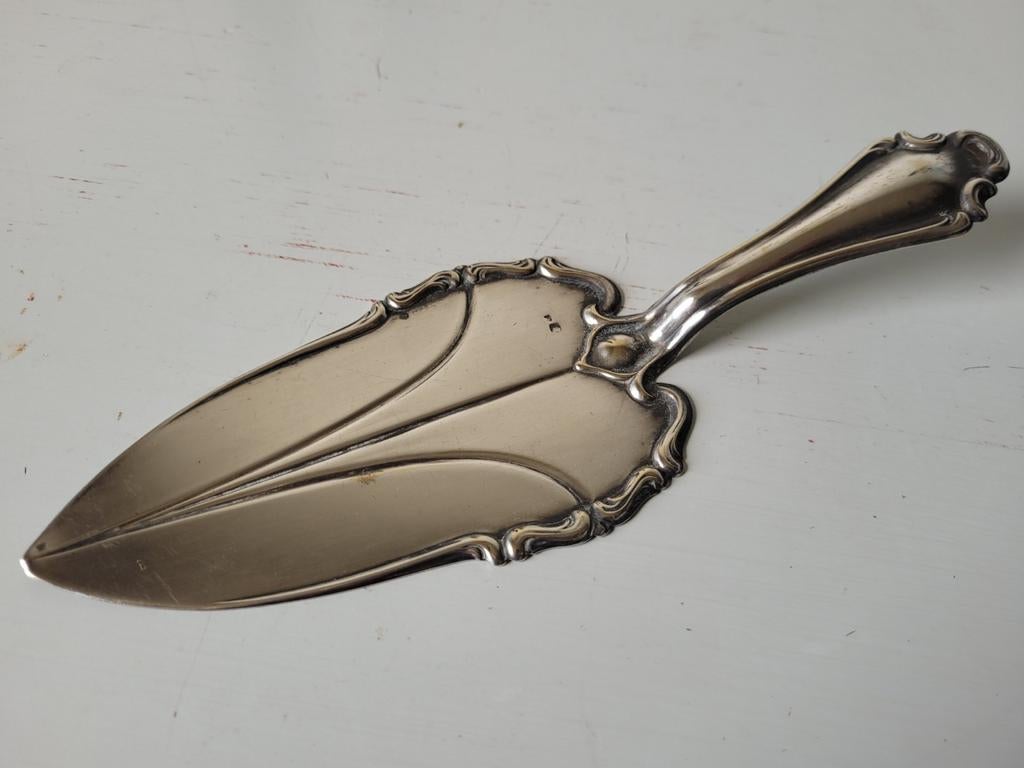 Pelle à  tarte métal  Argenté  poinconne  art Déco 1920, Antiquités & Art, Envoi