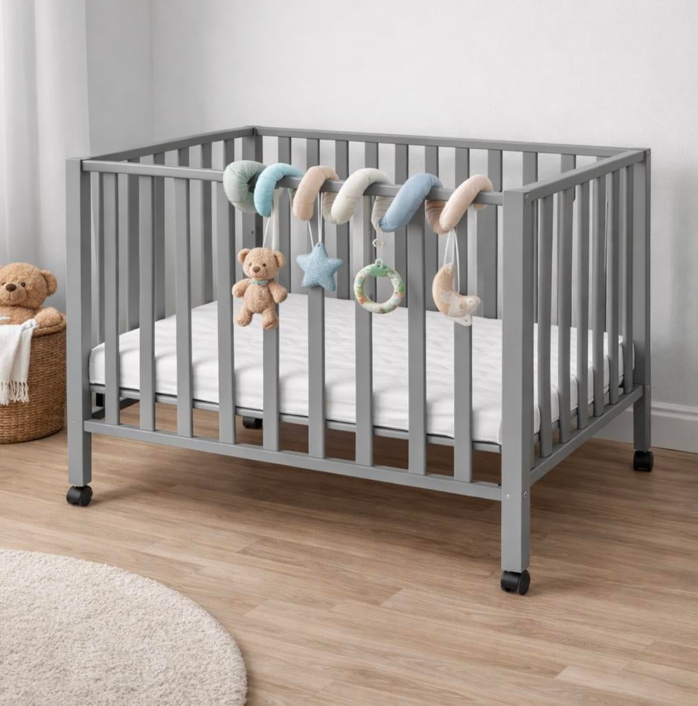 Parc à vendre, Enlèvement, Comme neuf, Rectangulaire, Roulettes