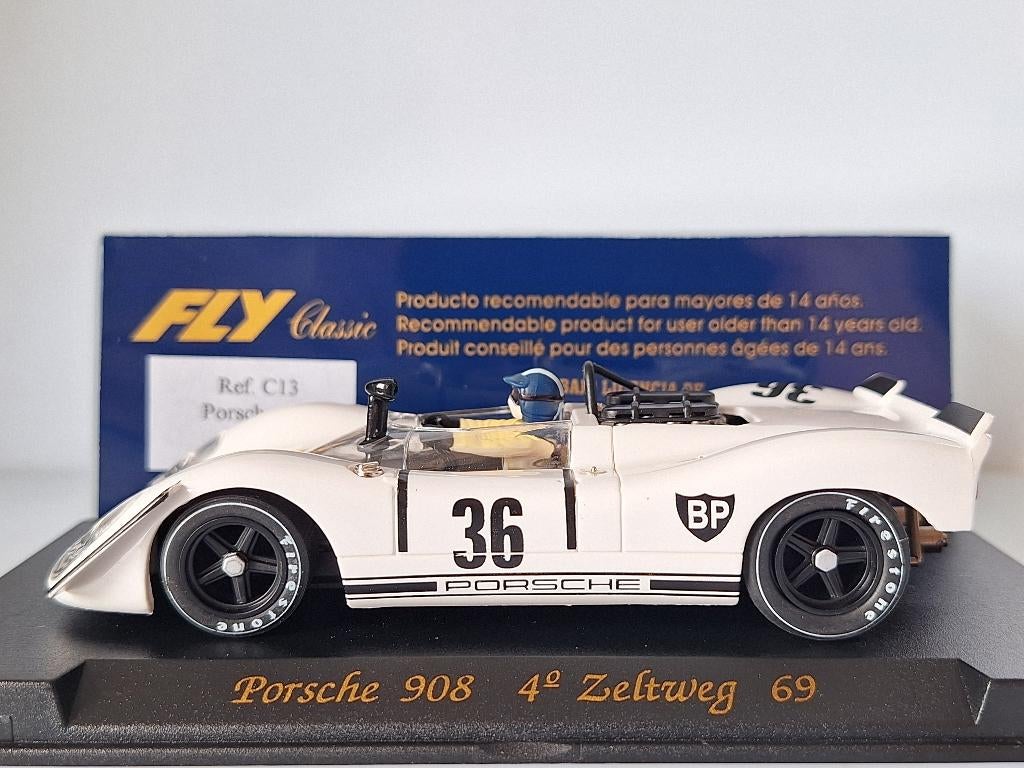 Fly Classic Porsche 908 Zeltweg BP 1969 Ref Nr C13, Neuf, Autres marques, Électrique, Circuit