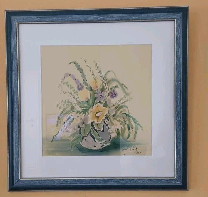 Schilderij - aquarelle, Ophalen