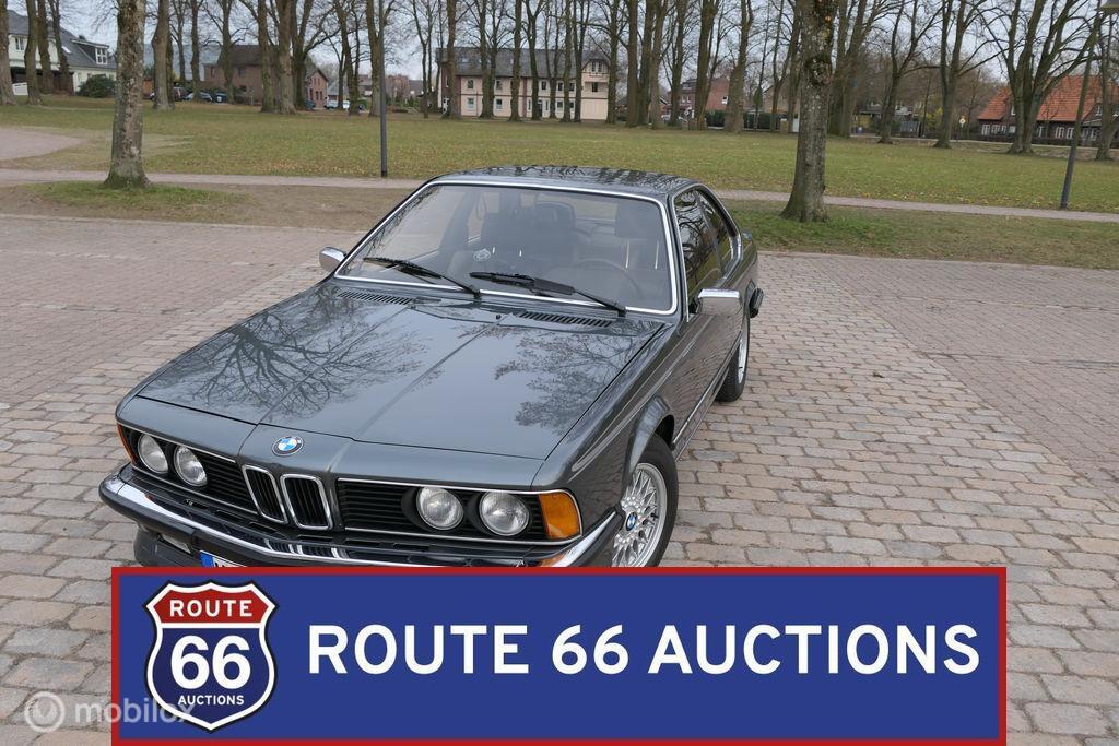 BMW 635CSi | 1985 | Route 66 Auctions, Zwart, Bedrijf, Handgeschakeld, Overige carrosserie