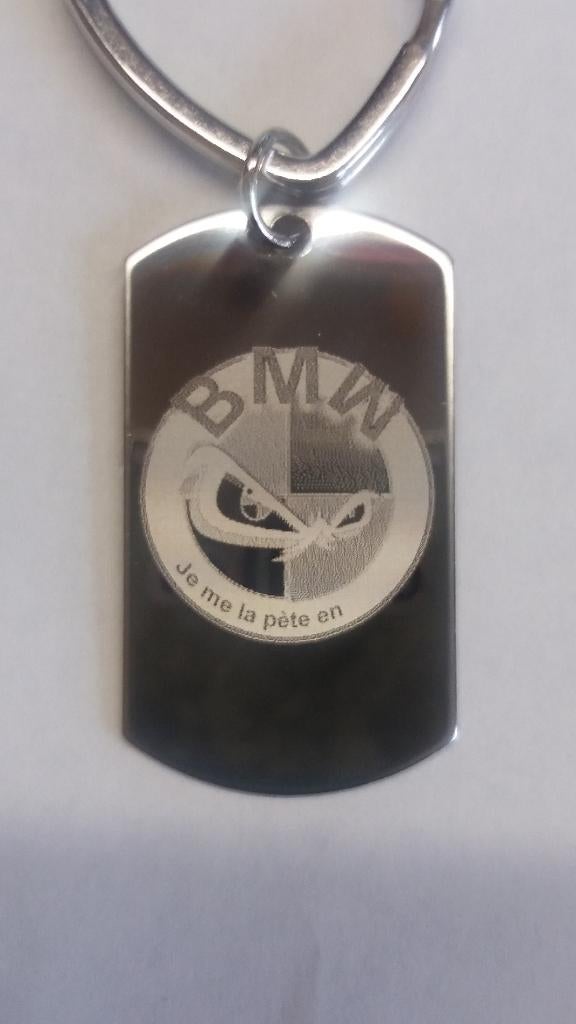 Stalen sleutelhanger: B M W, Ophalen of Verzenden, Nieuw, Merk