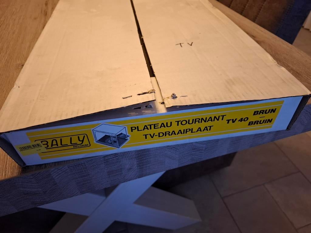 Tv draaiplateau, Enlèvement, Neuf