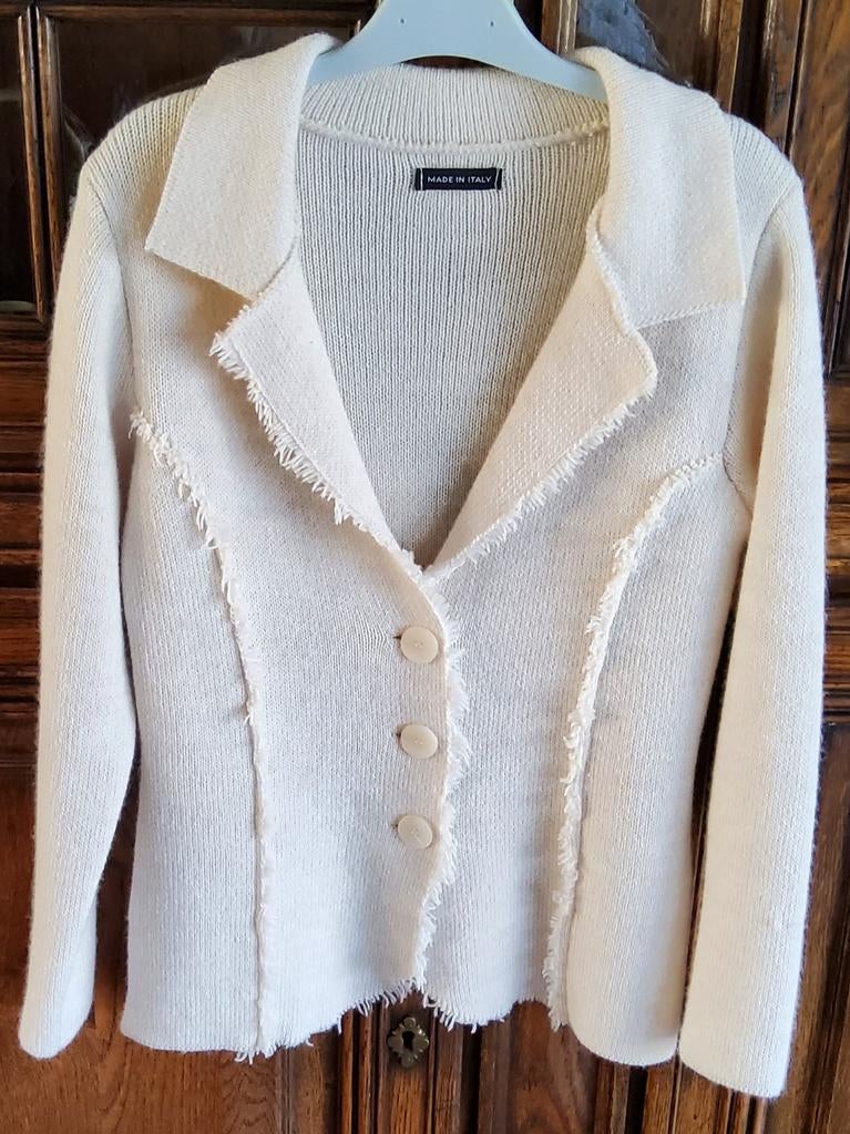 Nouveau gilet tricoté pour femme - Taille : M, Enlèvement, Neuf, Taille 38/40 (M), Beige