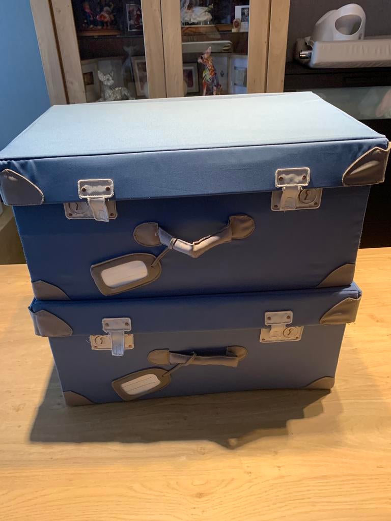 Opbergkoffers van IKEA., Ophalen, Zo goed als nieuw