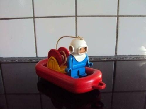 Duplo, duiker met bootje* VINTAGE*, Kinderen en Baby's, Speelgoed | Duplo en Lego, Ophalen of Verzenden, Duplo