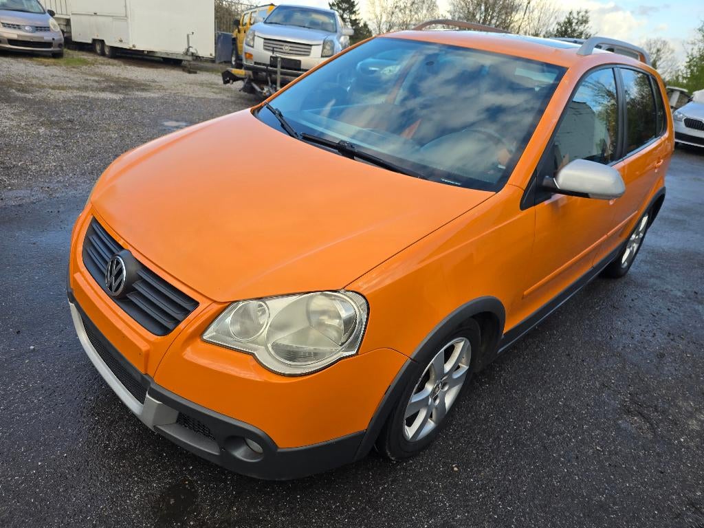 VW POLO CROSS 1.4 TDI 2009 AIRCO/ZONNEDAK/GOEDE STAAT, Auto's, Elektrische ramen, Bedrijf, Euro 4, Te koop