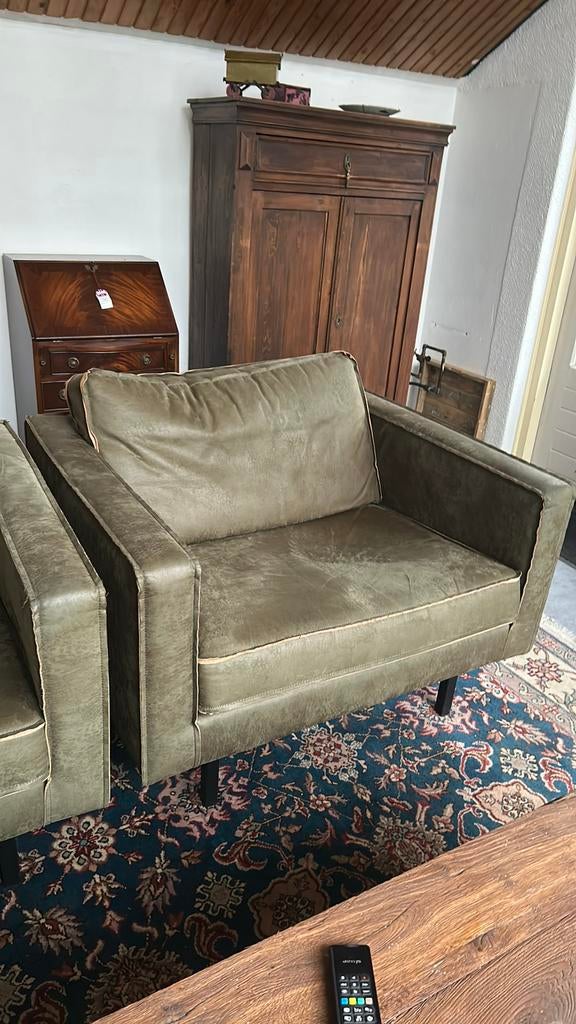 Be Pure stoelen 2 stuks met hocker, Autres couleurs, Comme neuf, Deux, Enlèvement