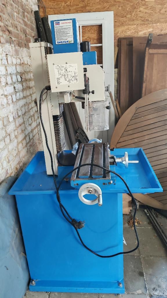 Metaalfrees, Doe-het-zelf en Bouw, Ophalen, Gebruikt, Bovenfrees, HBM machines
