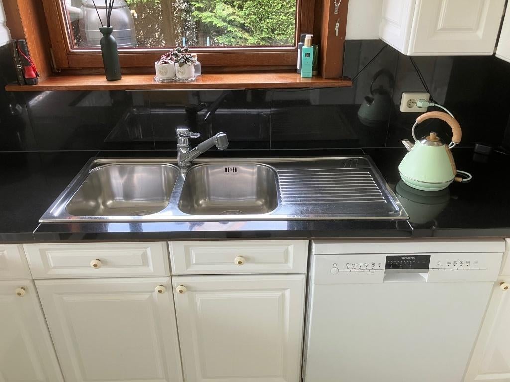 keuken, Huis en Inrichting, Keuken | Complete keukens, Ophalen, Gebruikt, Wit, Hoekkeuken